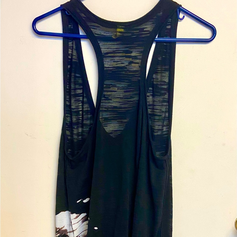 Native print tank dress size L
